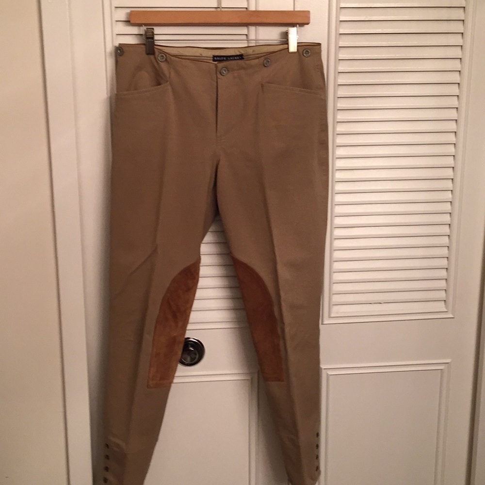 Tan/snuff suede RL jodhpurs
